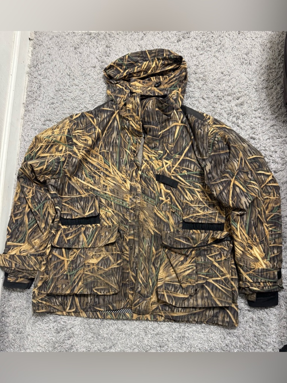 Vintage Orvis Shadow Grass Camo Hunting Jacket size   XL